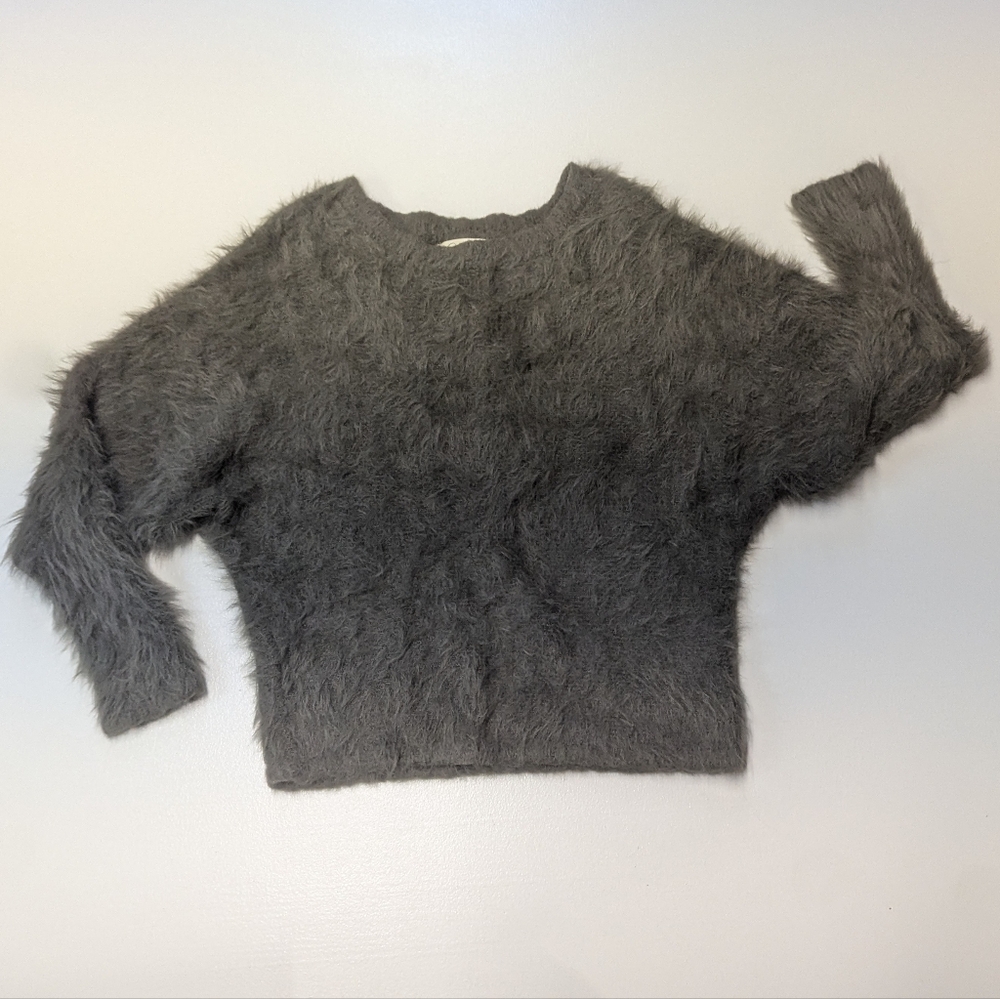 Jessica Simpson Size XS Greenish Gray Fuzzy Sweater